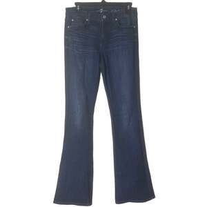 7 For All Mankind "A" Pocket Dark Wash Flared Jeans Size 28